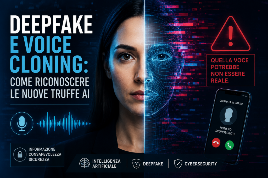 Deepfake e Voice Cloning: come riconoscere le nuove truffe AI nel 2026